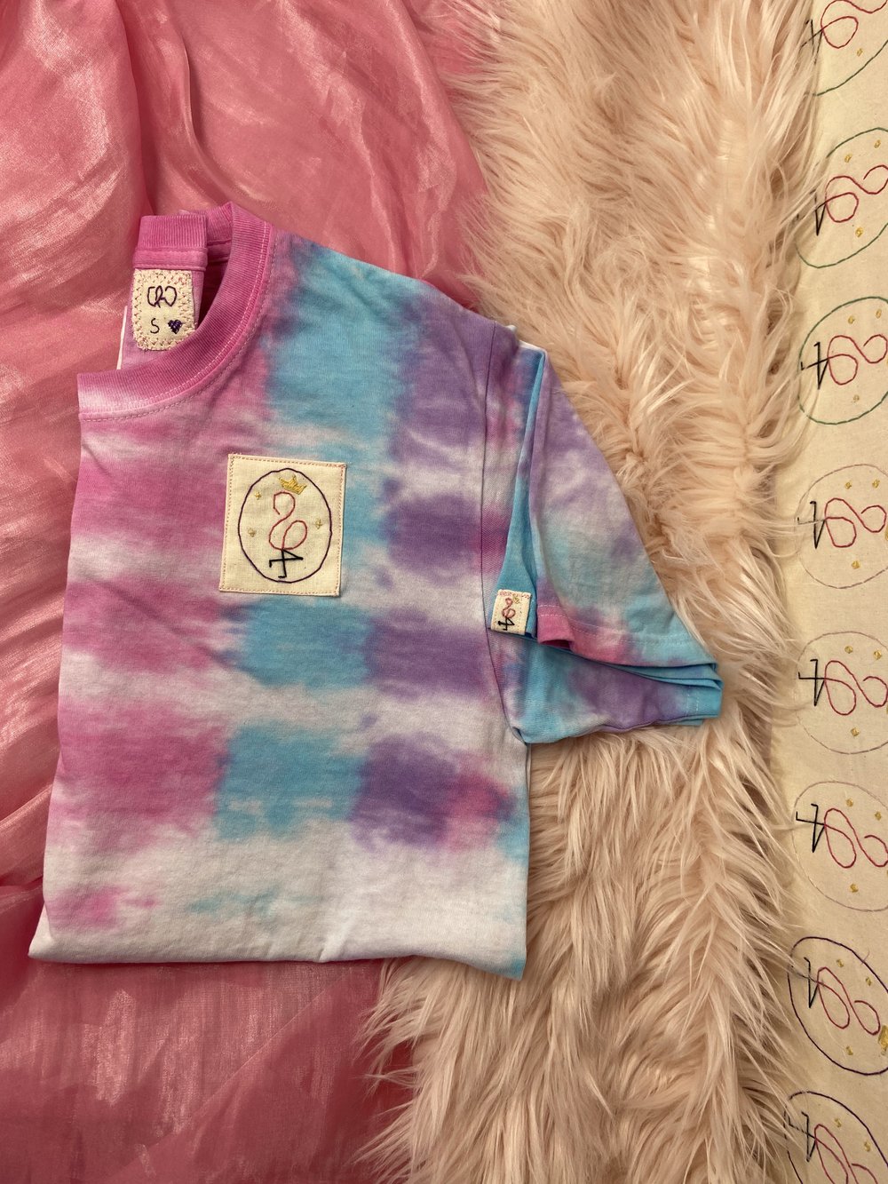 Image of Tie Dye Cotton Candy T-Shirt