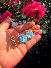 Image 1 of Cosmic Spiral Earrings
