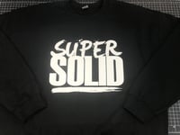 Image 1 of Super Solid Crewneck Sweatshirts S-3XL