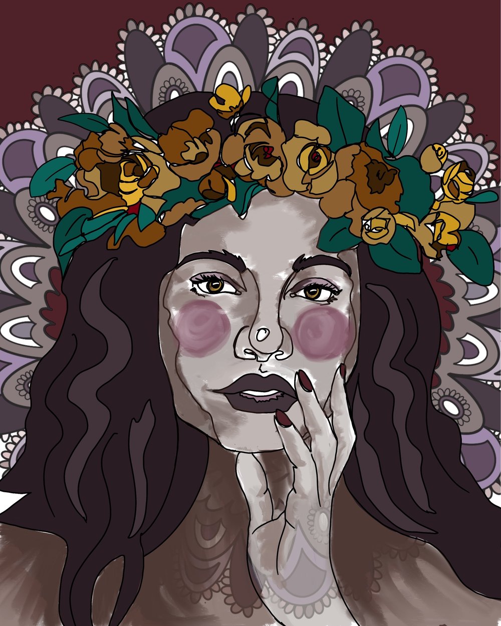 Image of "Amethyst" Art Print