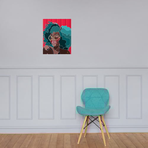 Image of "Cyan" Art Print