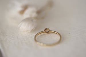 Image of 18ct gold 3.0mm rose cut diamond (IOW159)