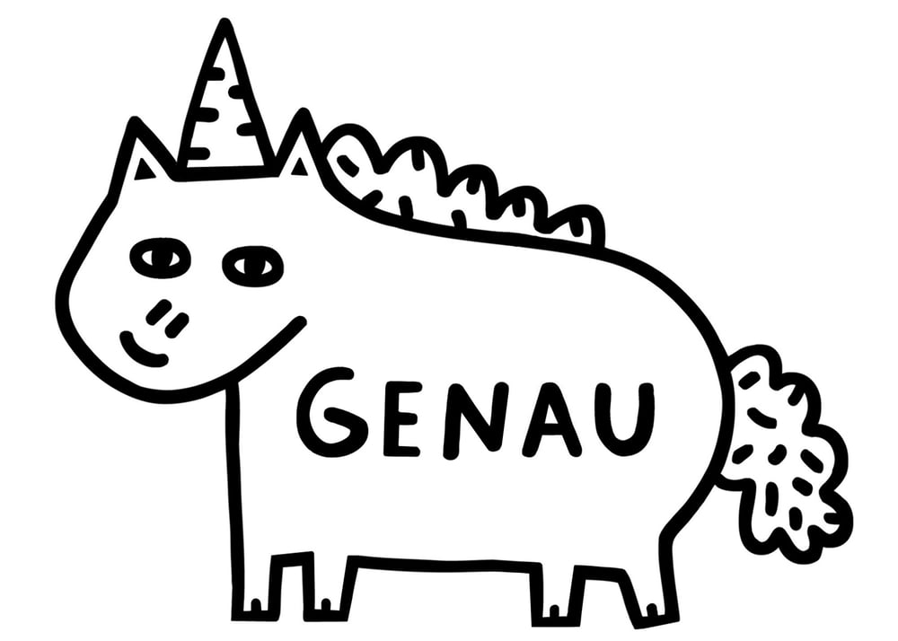 Image of Genau Print