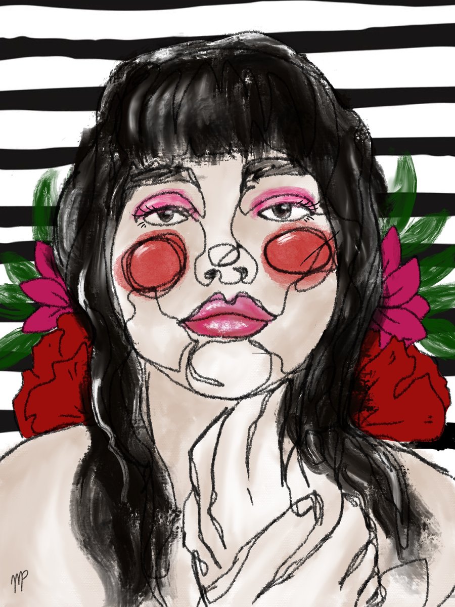 Image of "Scarlett" Art Print