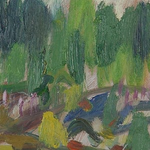 Image of Swedish oil painting, Landscape NILS SÖDERBERG (1903 - 1970)