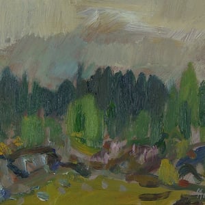 Image of Swedish oil painting, Landscape NILS SÖDERBERG (1903 - 1970)
