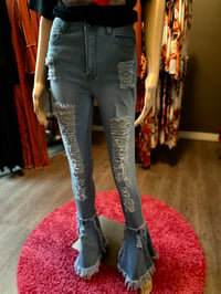 Image 1 of High waist Denim Jeans