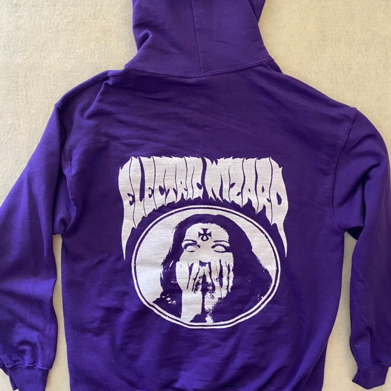 Image of Electric Wizard  "  Ankh " Purple  Hoodie