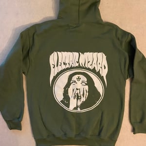 Image of Electric Wizard " Ankh " Green Hoodie