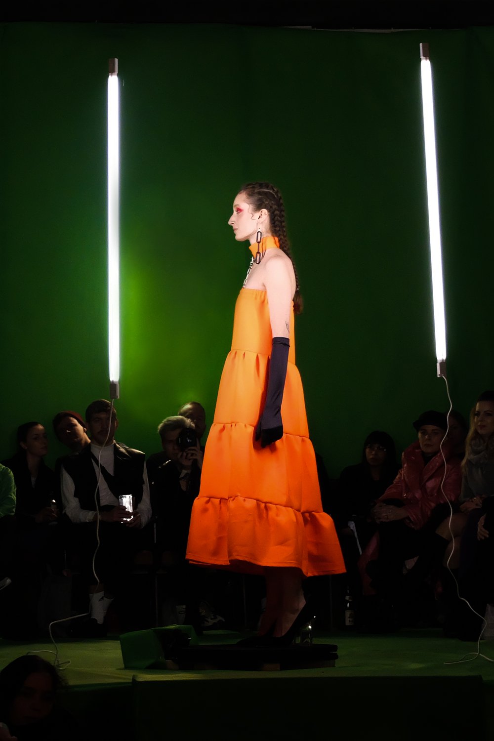 Image of neon cone dress