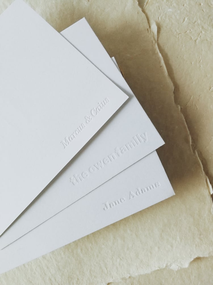 Image of Personalized Correspondence Cards