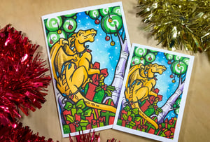 Image of Present Horder Dragon - Card