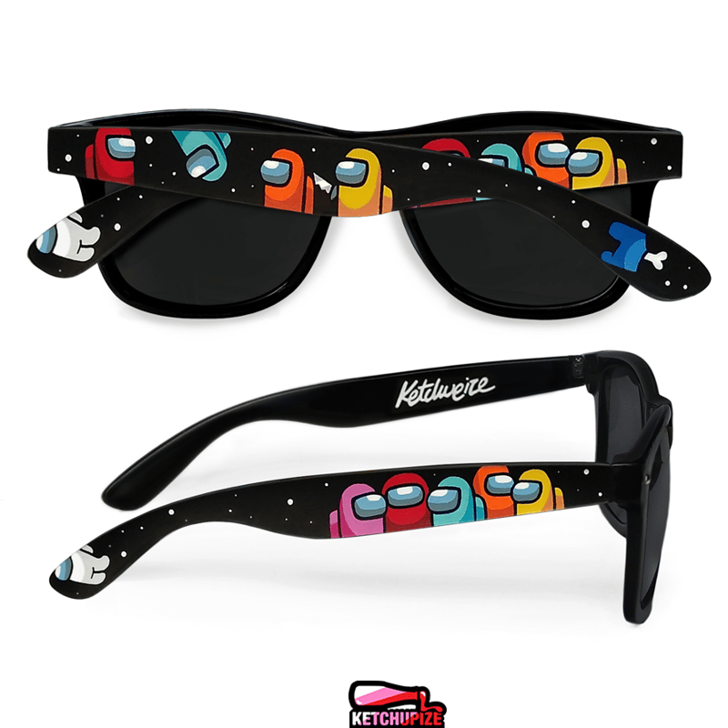 Custom Pokemon Digimon glasses/sunglasses by Ketchupize