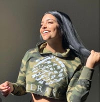 Image 4 of Camo Collection Crop Hoodie