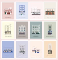 "12 Pubs of the East End" - Individual Christmas Postcards