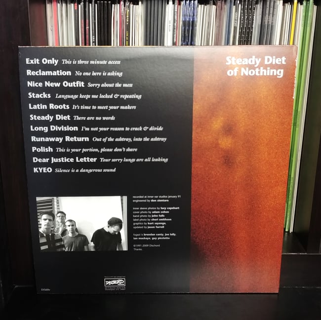 Fugazi Steady Diet Of Nothing All Ages Records