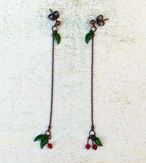 Image of Les Cerises - Boucles Micro Longues - Fantaisie