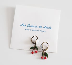 Image of Les Cerises - Boucles Fleurs de Cerisier - Fantaisie