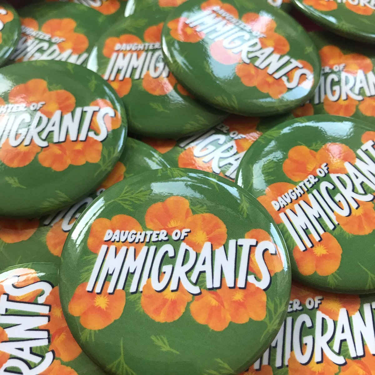 Image of Daughter of Immigrants Button