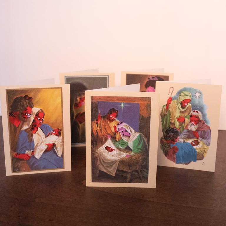 @GarfieldFromMemory x Cat Man : The Birth Of Gesus 5 Card Set Image 4