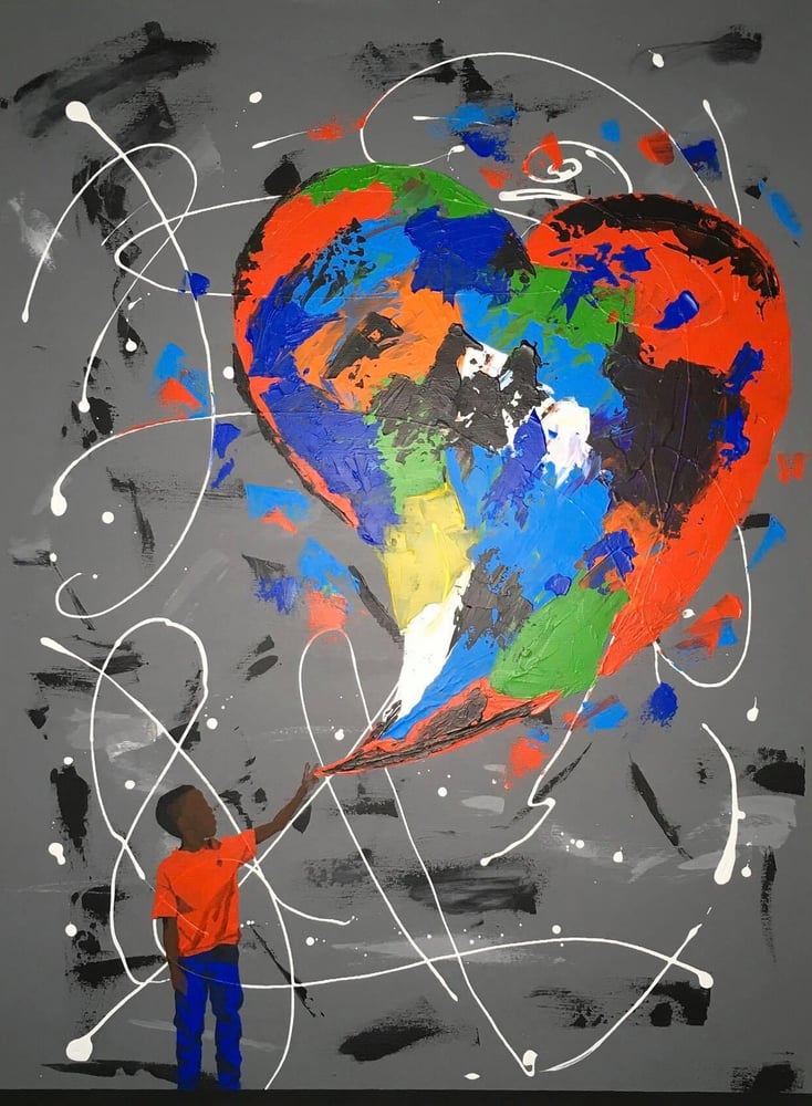 Image of “Colour of Love 2” Canvas Print