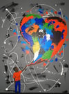 “Colour of Love 2” Canvas Print 
