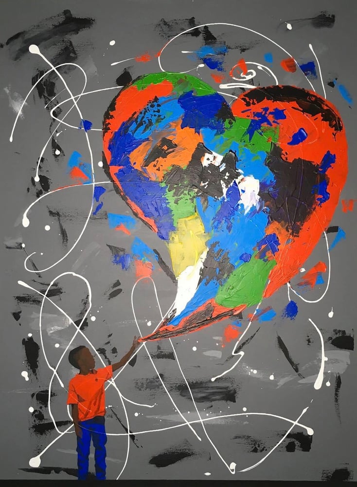 Image of “Colour of Love 2” Canvas Print 