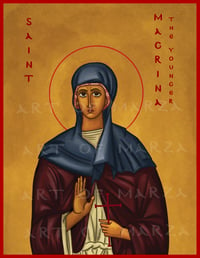 Image 1 of Saint Macrina Icon Print