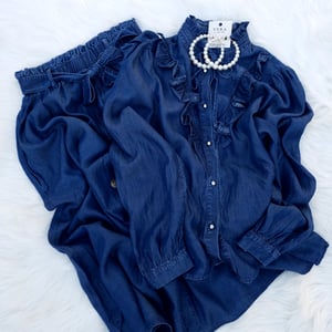Image of Denim Blouse 