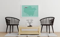 Image 1 of 'You are Here' Personalised map of London Boroughs 3