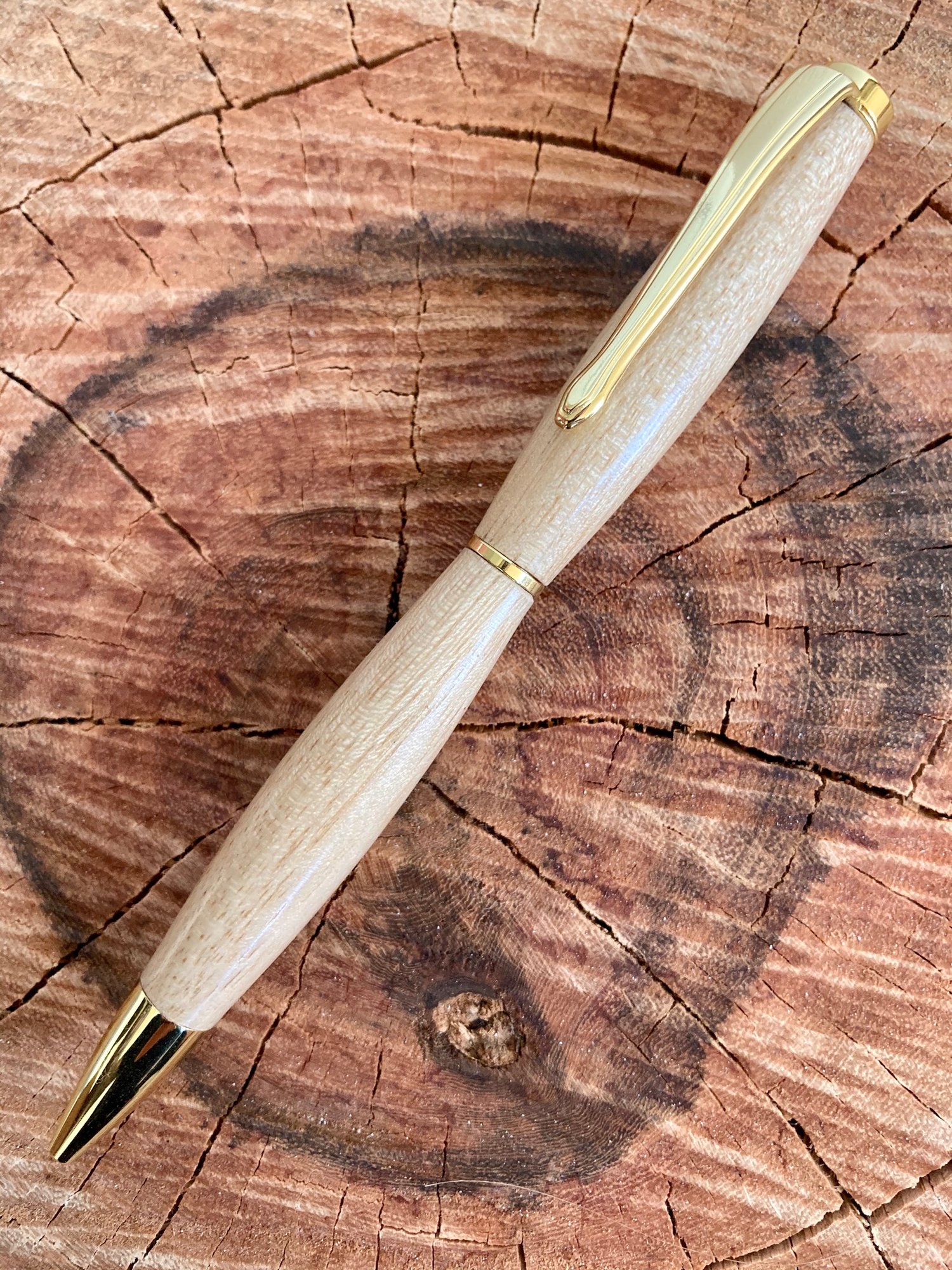 Gold and Camphor Laurel Pen