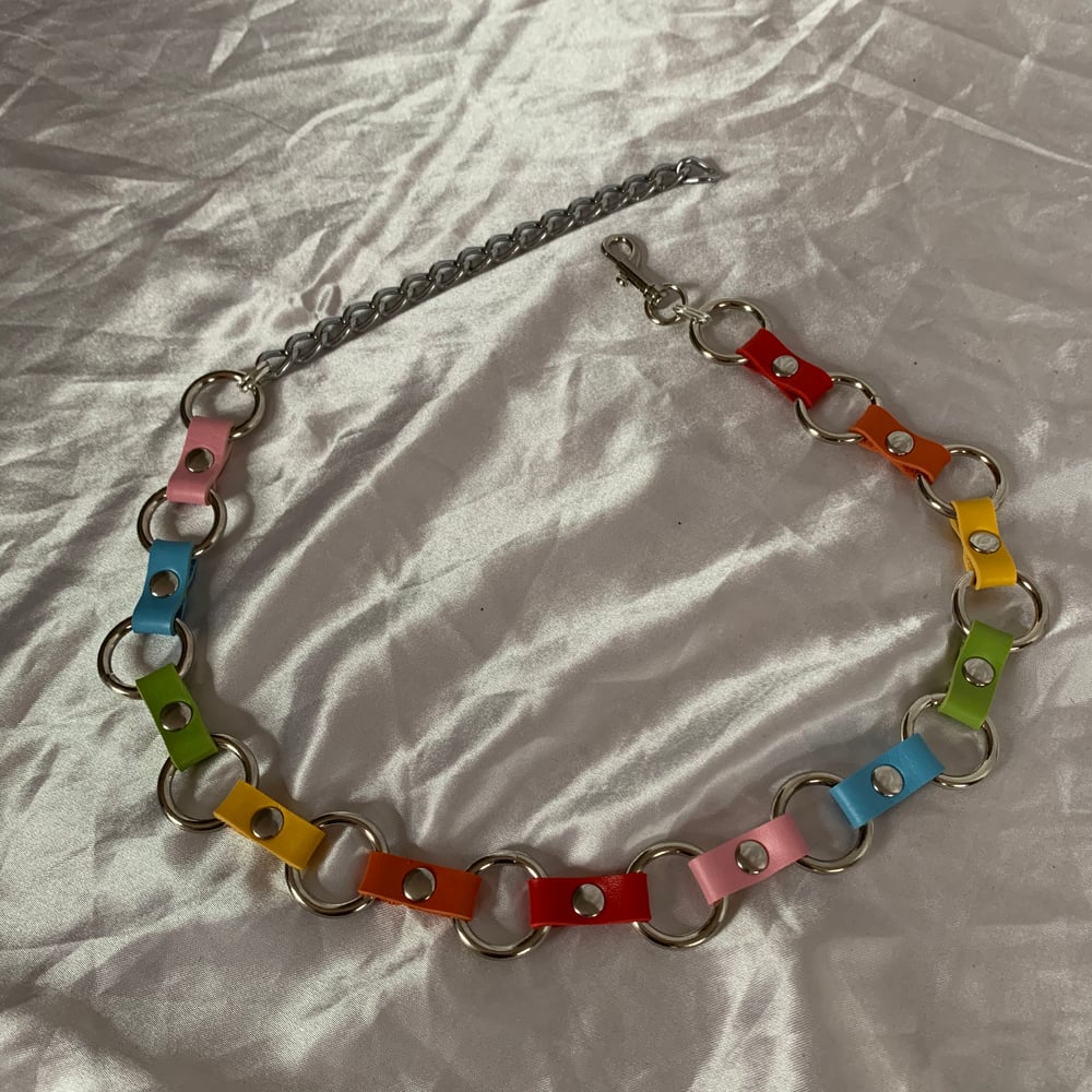 Image of Rainbow Chain Belt