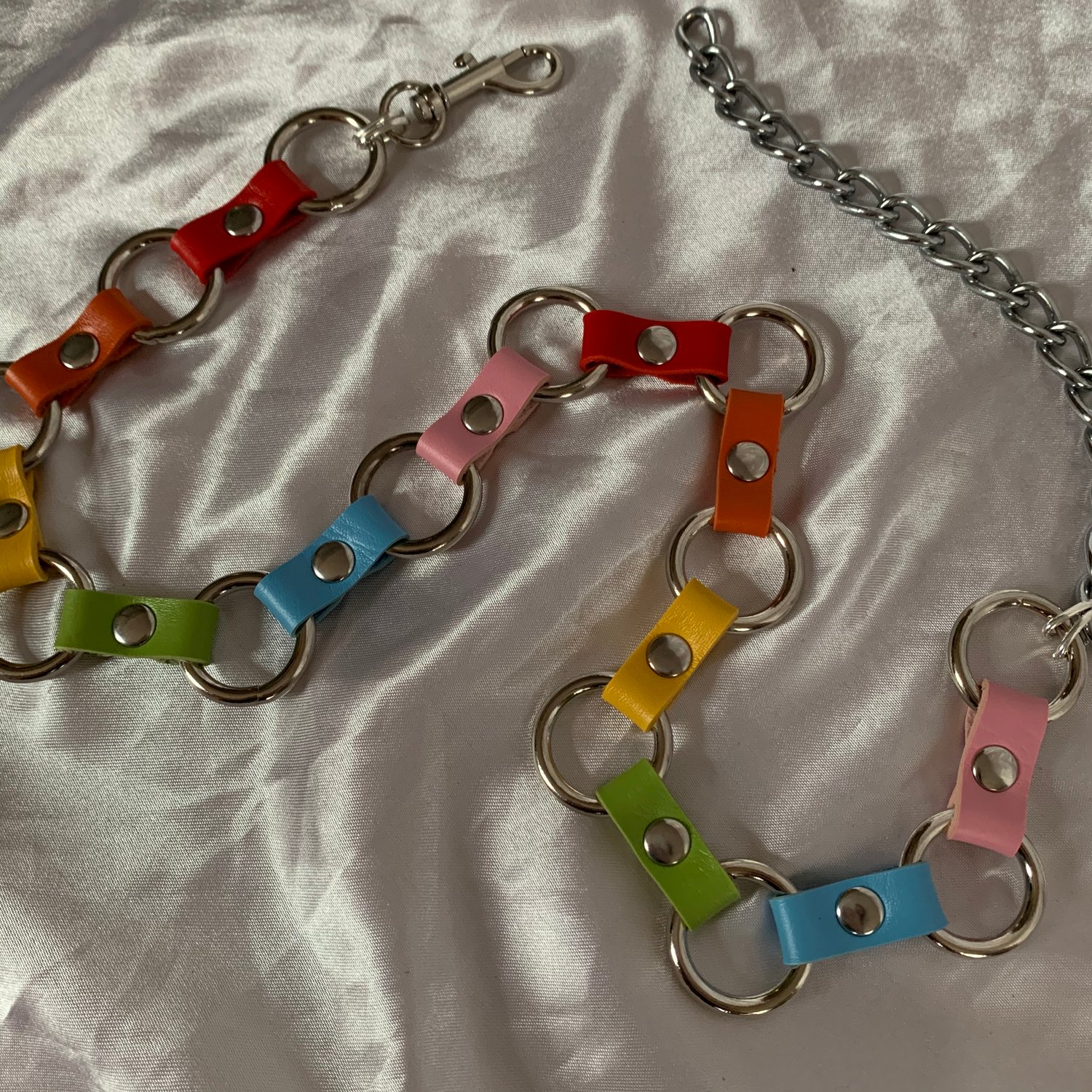 Image of Rainbow Chain Belt