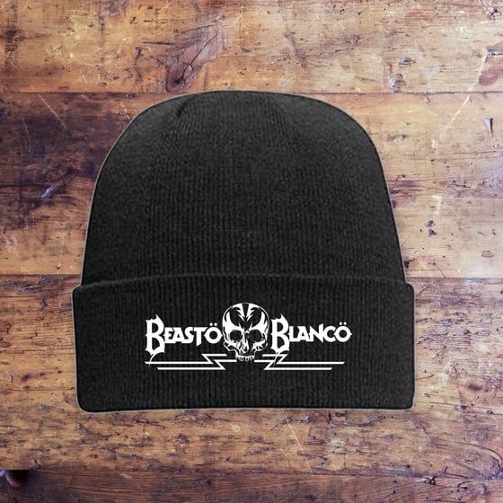 Image of OFFICIAL - BEASTO BLANCO - EMBROIDERED CUFF BEANIE 