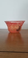 Red "bubble" bowl 