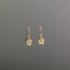 Baby Peridot Cluster Earrings