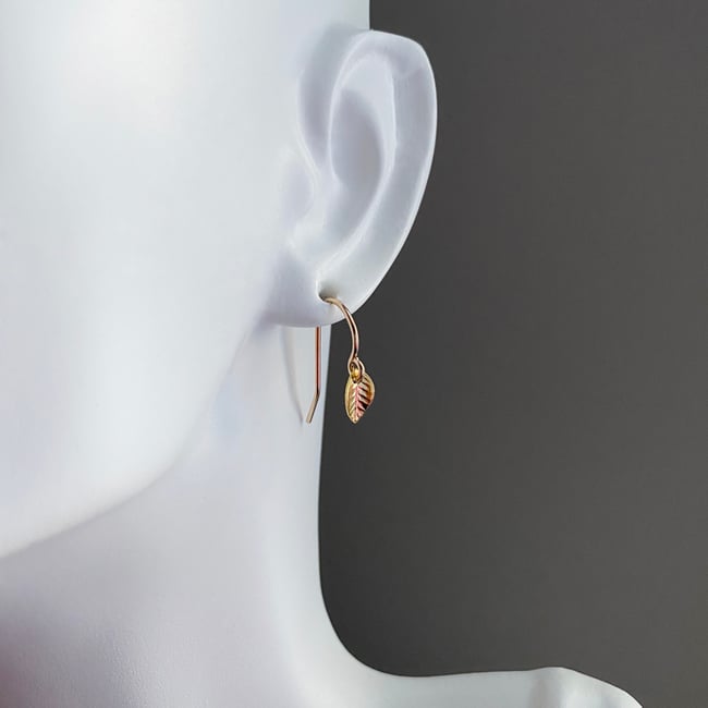 Baby Leaf Earrings (last one)