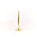 Image of Even Brass U Vase, raw brass: Medium vase, Narrow U, Thick tube