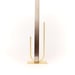 Image of Uneven U Vase, raw brass: Short Height, Narrow U, Thin Tube