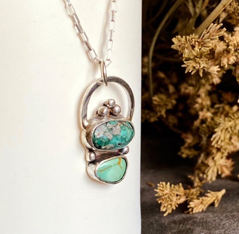 Image of Carico and Royston turquoise necklace