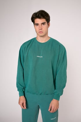 Image of WASHED GREEN SWEATER