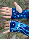 Batik moonbeam wrist warmers 