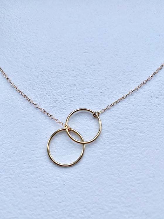 Image of Golden Delicates Together Forever Necklace