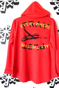 Image of from the sky hoodie in red 