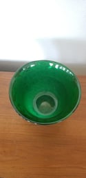 Green and blue "bubble" bowl 