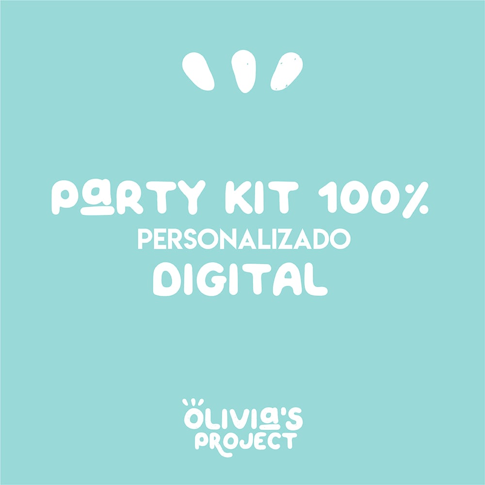 Image of Party Kit 100% personalizado DIGITAL