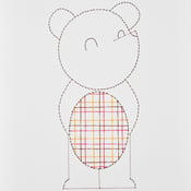 Image of "Bear" embroidered illustration
