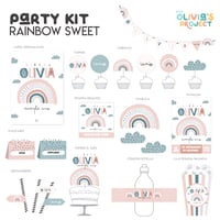 Image 1 of Party Kit Rainbow Sweet