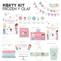 Image 1 of Party Kit Frozen y el verano de Olaf Impreso