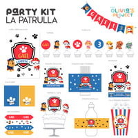 Image 1 of Party Kit Patrulla Perritos Impreso
